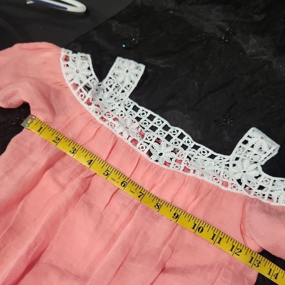 Adorable Squareneck Cold-shoulder Blouse, Girls Sz 7-8, EUC - Picture 6 of 11